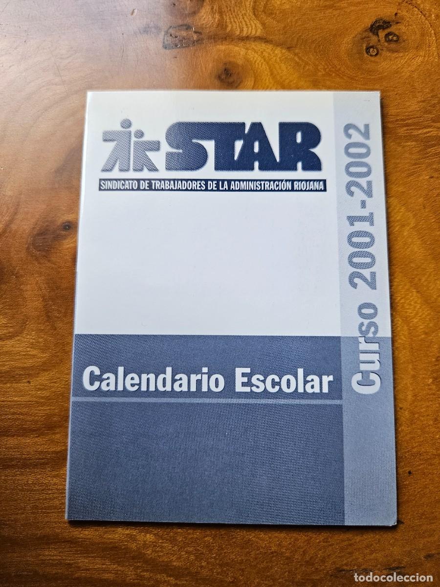 Colecionismo Calend&aacute;rios: CALENDARIO SINDICATO STAR 2001/2002