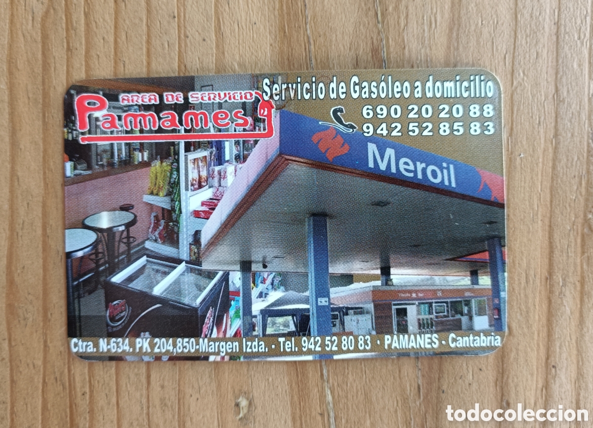 Coleccionismo Calendarios: Calendario bolsillo a&ntilde;o 2016, &Aacute;rea servicio P&aacute;manes-Cantabria