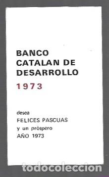 Colecionismo Calend&aacute;rios: CALENDARIO DE BANCO CATALAN DE DESARROLLO A&Ntilde;O 1973