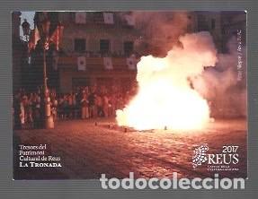 Colecionismo Calend&aacute;rios: CALENDARIO DE PUBLICIDAD DE TRESORS DEL PATRIMONI DE REUS LA TRONADA POR SANT PEDRO DEL A&Ntilde;O 2017