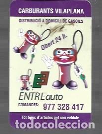 Colecionismo Calend&aacute;rios: CALENDARIO DE PUBLICIDAD DE CARBURANTES VILAPLANA DEL A&Ntilde;O 2010