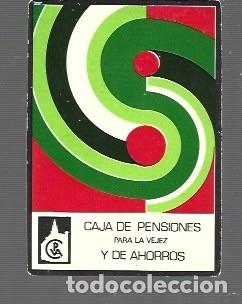 Colecionismo Calend&aacute;rios: CALENDARIO DE PUBLICIDAD DE CAJA DE PENSIONES PARA LA VEJES Y DE AHORROS DEL A&Ntilde;O 1974