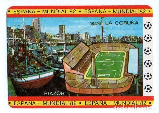Coleccionismo calendarios: CALENDARIO DE 1982, RIAZOR - SEDE LA CORU&Ntilde;A - ESPA&Ntilde;A - MUNDIAL'82 . FUTBOL.