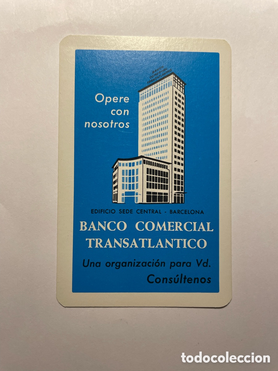 Coleccionismo Calendarios: Calendario Fournier 1971, Banco Comercial Transatl&aacute;ntico