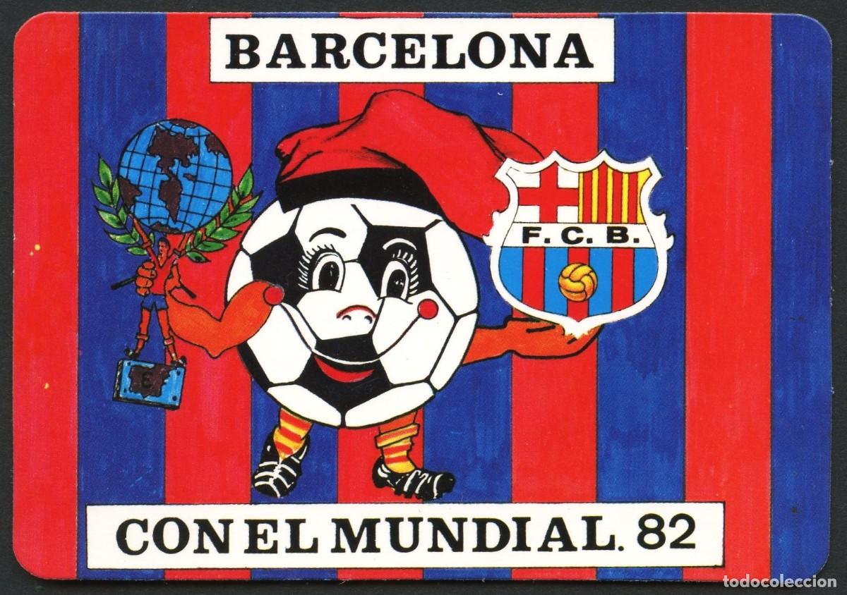 Coleccionismo calendarios: CALENDARIO DE BOLSILLO, F.C. BARCELONA, MUNDIAL 82, 1982