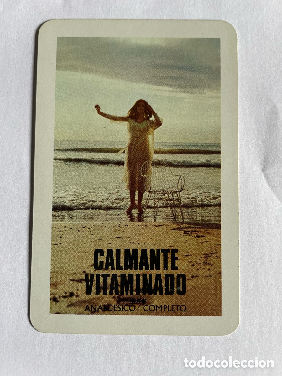 Coleccionismo Calendarios: Calendario Fournier 1971, Calmante Vitaminado