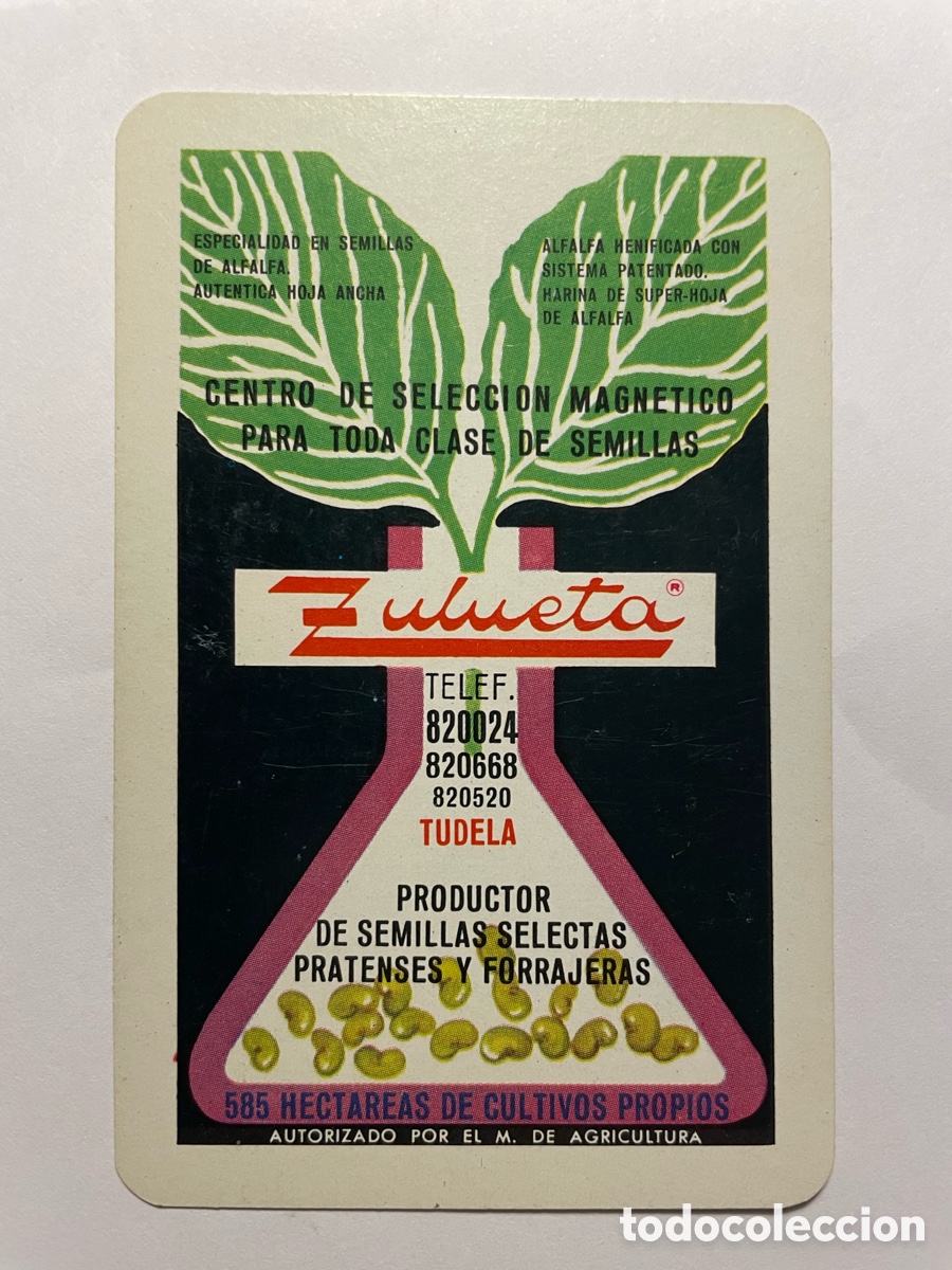 Coleccionismo Calendarios: Calendario Fournier 1972, Zulueta
