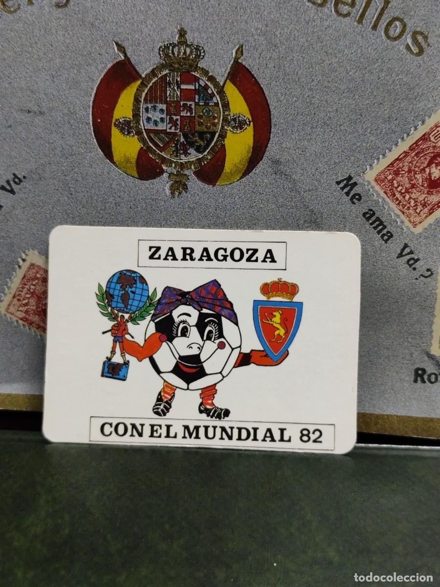 Coleccionismo calendarios: 2634 Calendario Zaragoza con el Mundial 82 Antonio Mora Representaciones M&aacute;laga . 1982