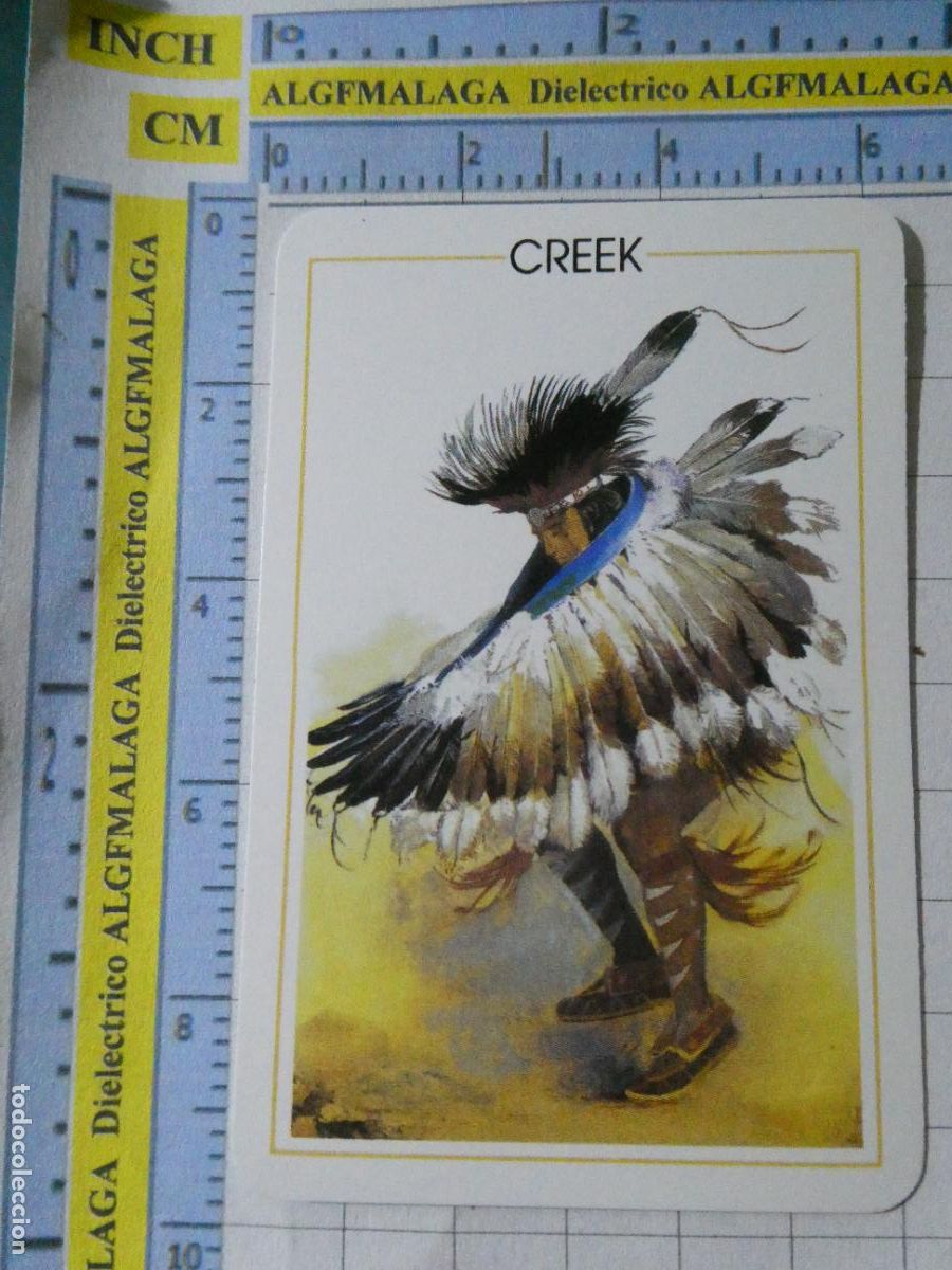 Colecionismo Calend&aacute;rios: CALENDARIO DE BOLSILLO A&Ntilde;O 2005. INDIOS NATIVOS AMERICANOS. TRIBU. CREEK 49