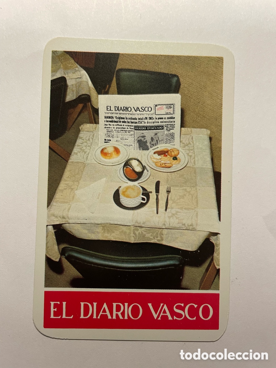 Coleccionismo Calendarios: Calendario Fournier 1972, El Diario Vasco