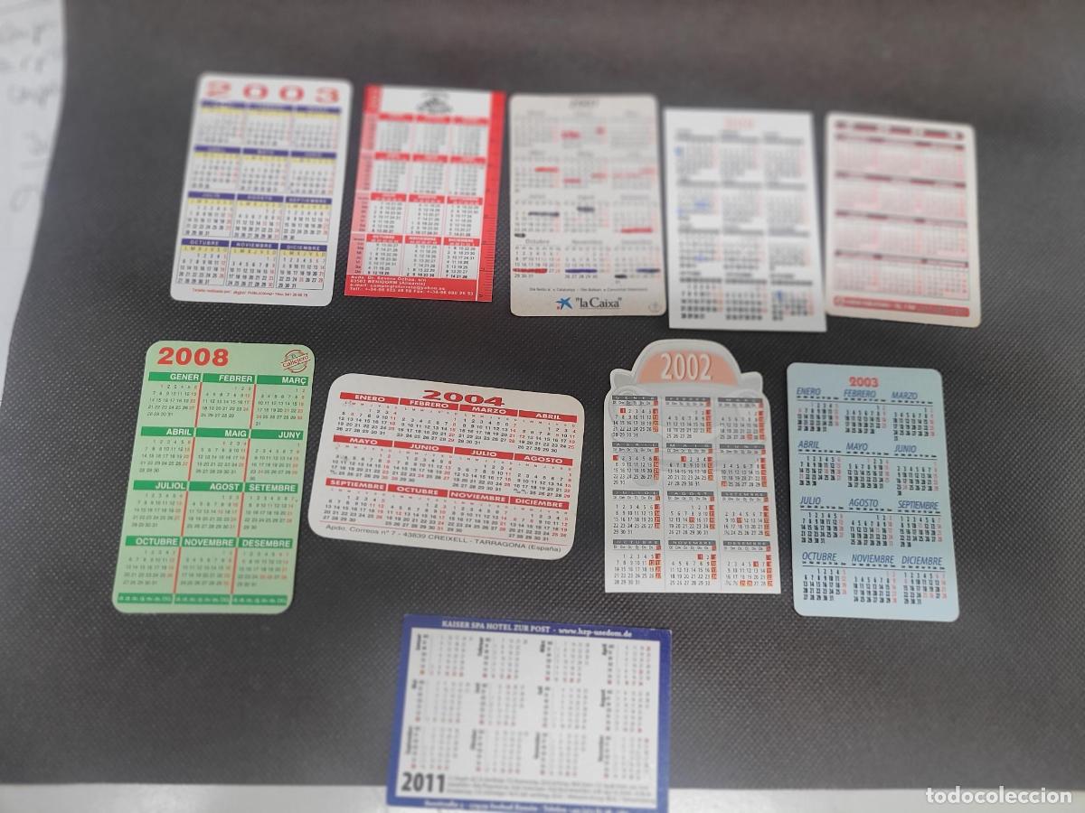 Coleccionismo calendarios: LOTE DE 10 CALENDARIOS DE BOLSILLO VARIADOS - Foto 5