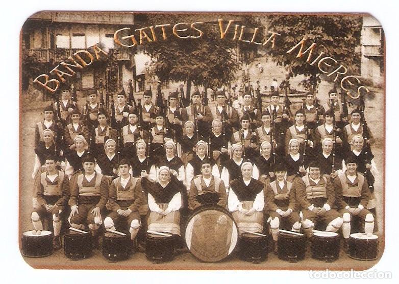 Coleccionismo Calendarios: CALENDARIO DE BOLSILLO A&Ntilde;O 2002 M&Uacute;SICA - BANDA DE GAITAS - MIERES (ASTURIAS) - VER FOTO REVERSO