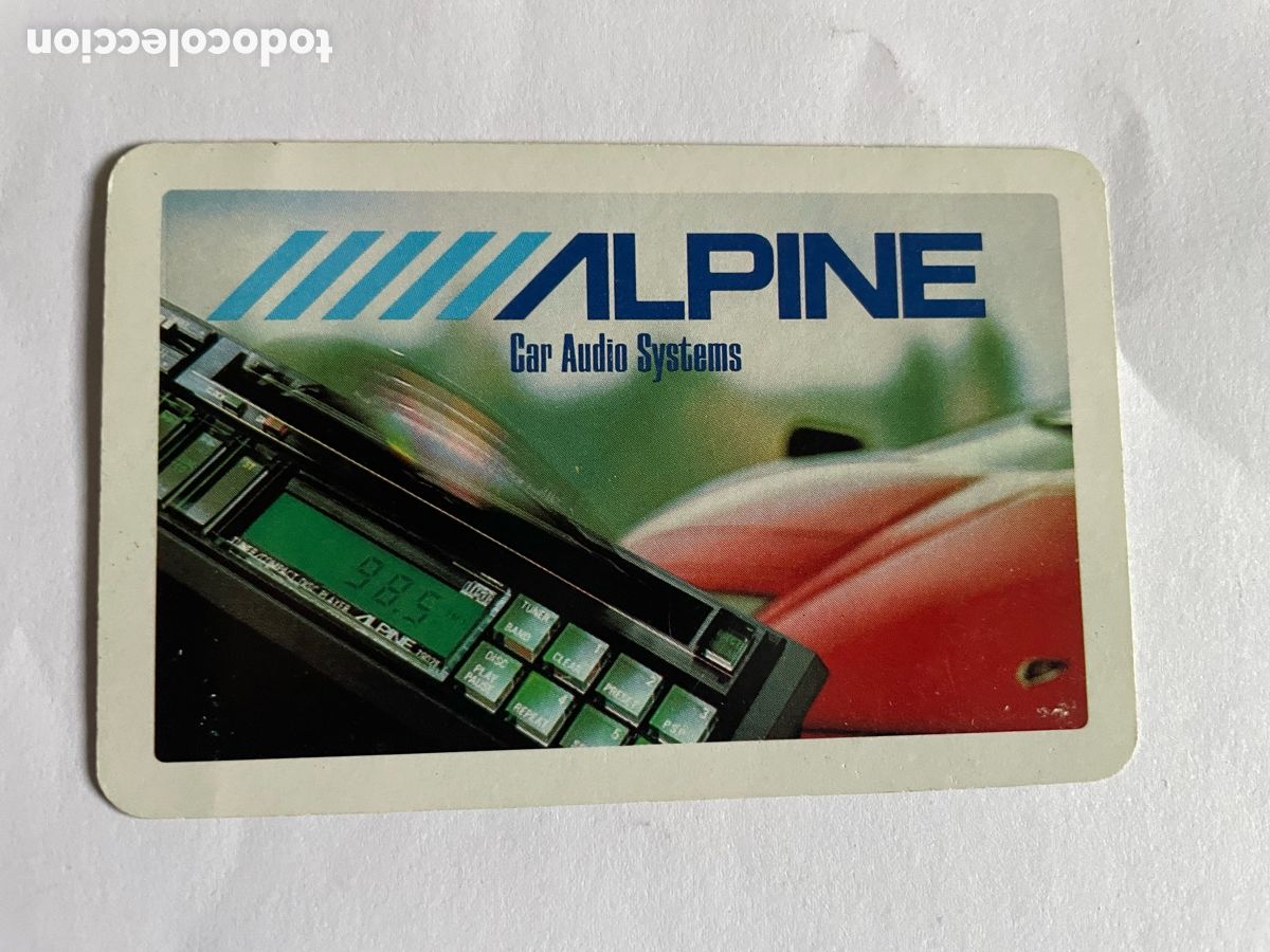 Coleccionismo Calendarios: Calendario Fournier 1988, Alpine