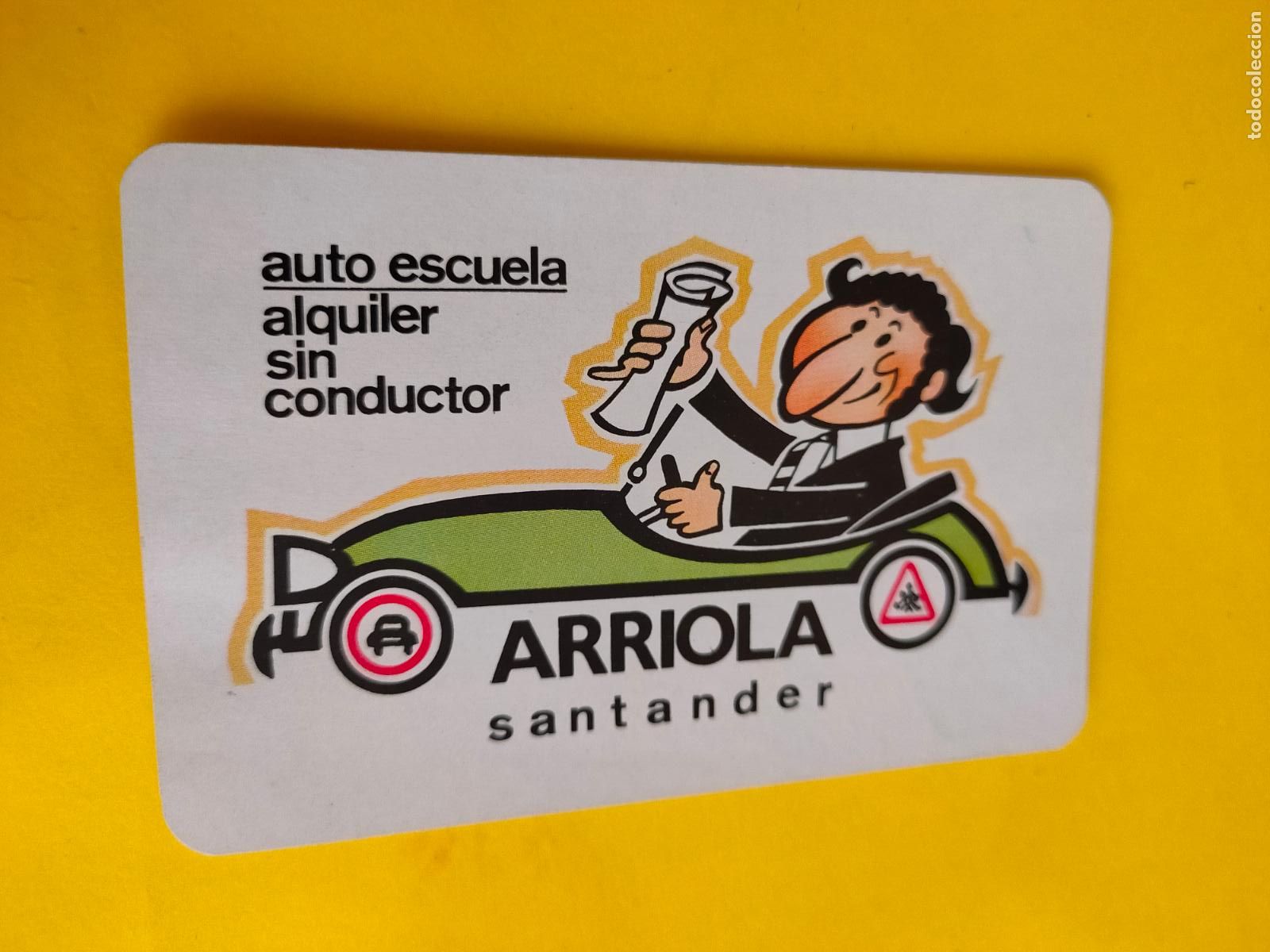 Coleccionismo Calendarios: Calendario Fournier Auto escuela Arriola de Santander 1971