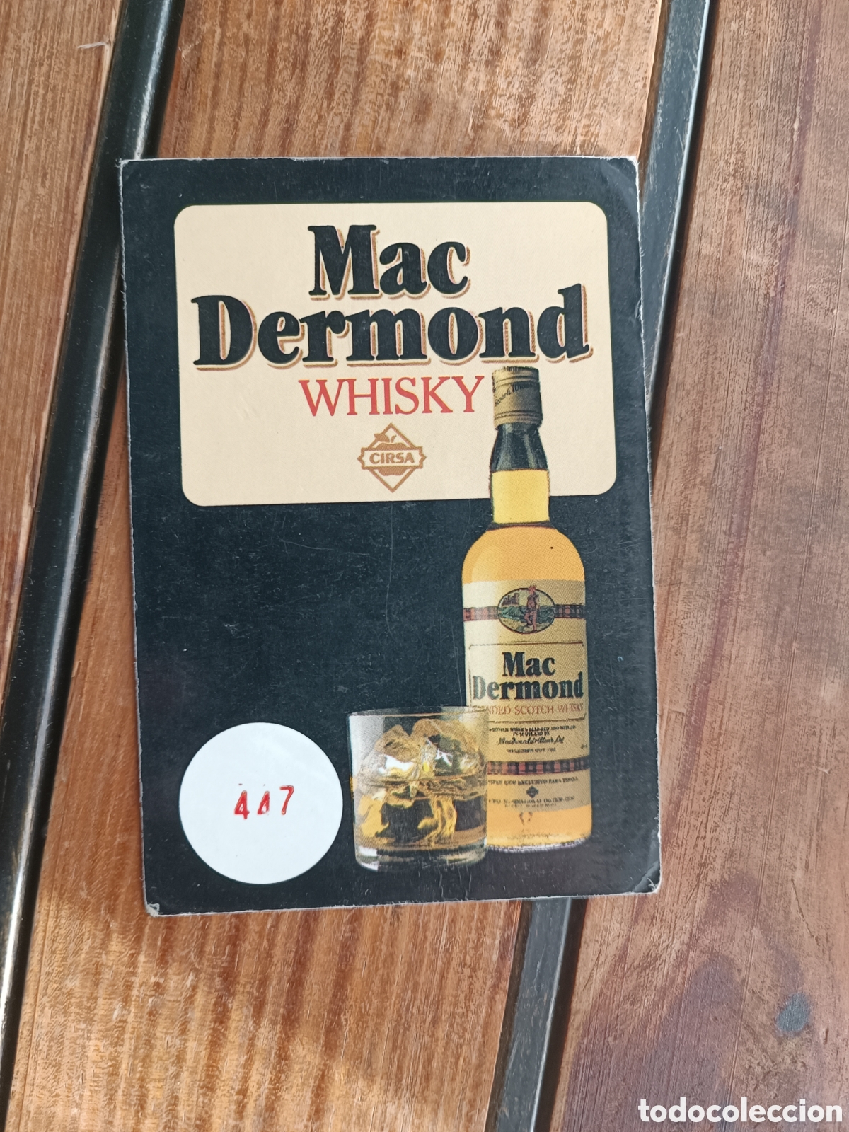 Coleccionismo Calendarios: CALENDARIO DE BOLSILLO MARCA BEBIDAS WHISkY MAC DERMOND A&Ntilde;O 1987