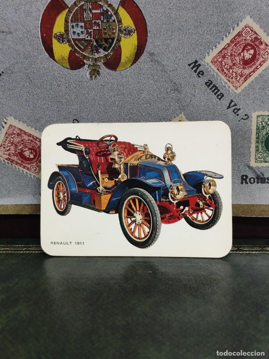 Coleccionismo Calendarios: 2864 Calendario Coche antiguo Renault 1911. Foto Expr&eacute;s M&aacute;laga.1973