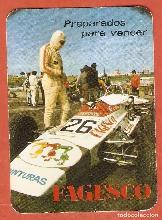 Coleccionismo calendarios: CALENDARIO DE BOLSILLO A&Ntilde;O 1973 COCHE - FAGESCO - EMPRESA PINTURAS - VER FOTO REVERSO
