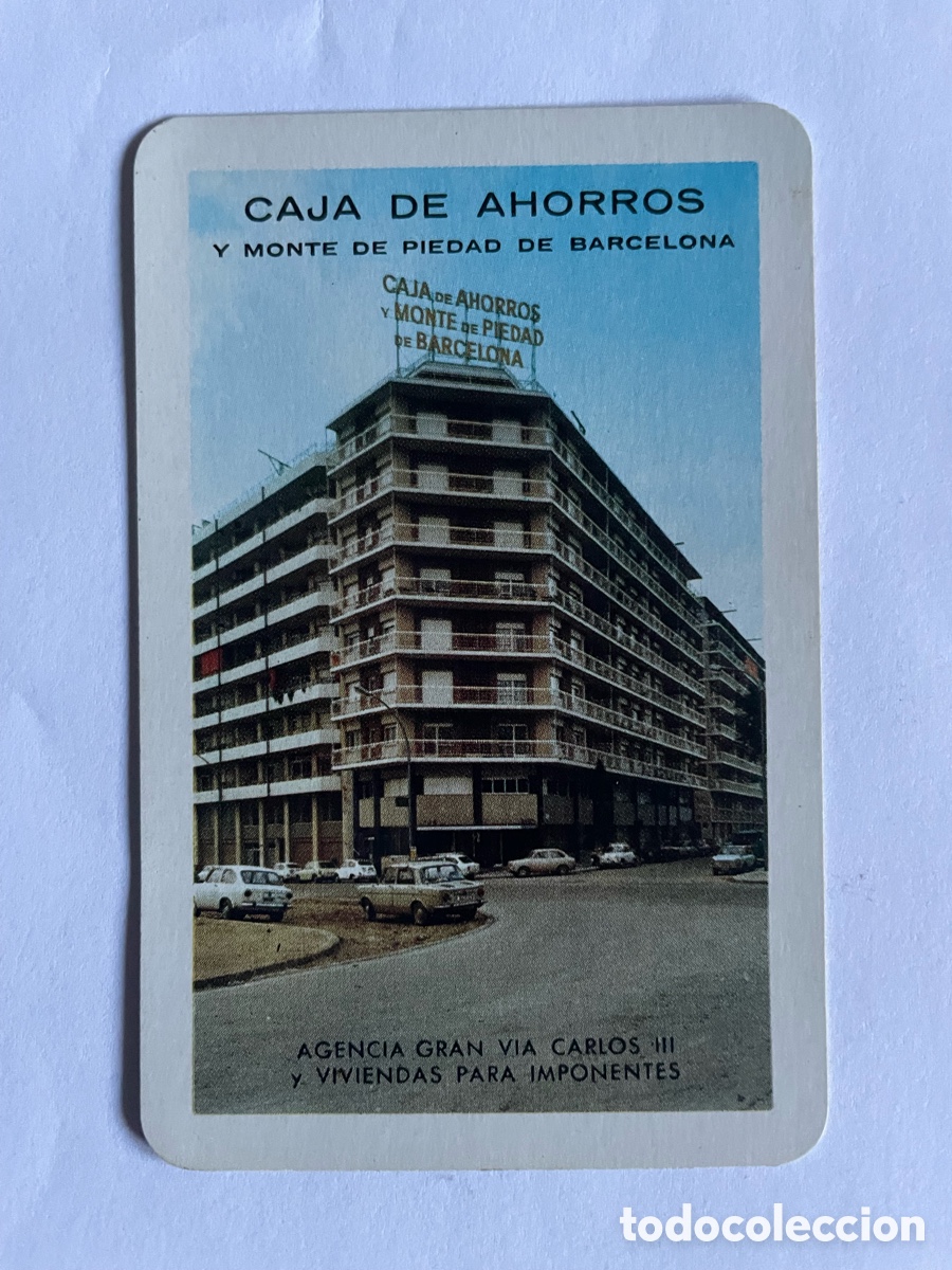 Coleccionismo Calendarios: Calendario Fournier 1970, Caja Ahorros de Barcelona