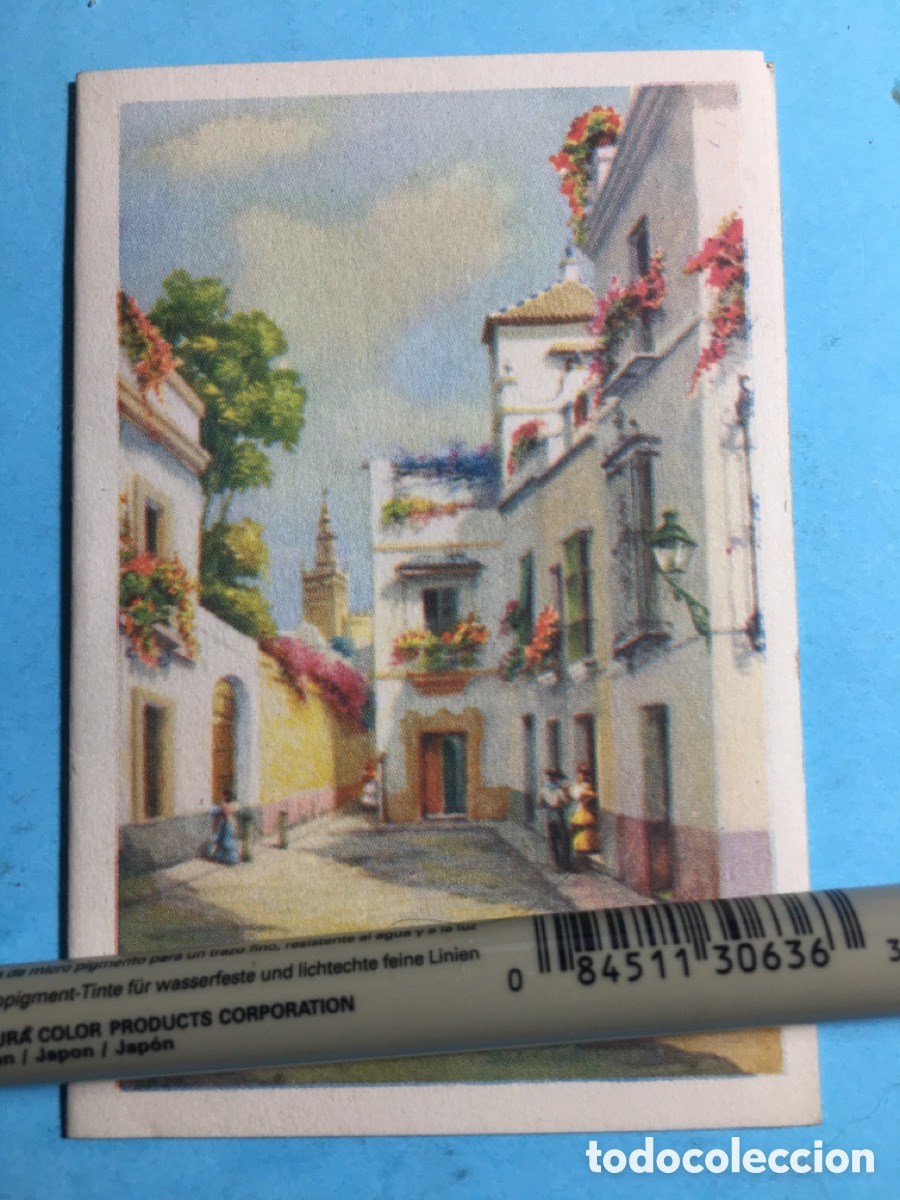 Coleccionismo calendarios: 1957 SEVILLA BARRIO SANTA CRUZ ALMANAQUE ESCOLAR 56/57 CALENDARIO LIBRER&Iacute;A MONTSERRAT BARCELONA