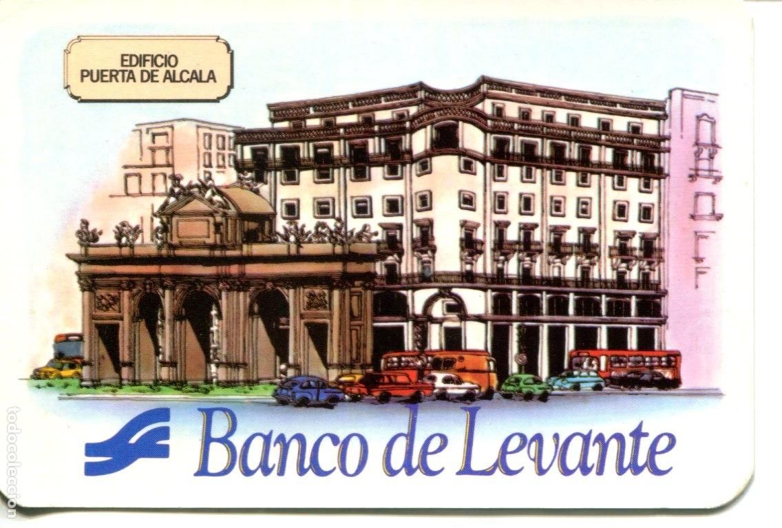 Coleccionismo calendarios: Calendario bolsillo - A&Ntilde;O 1982 - BANCO DE LEVANTE