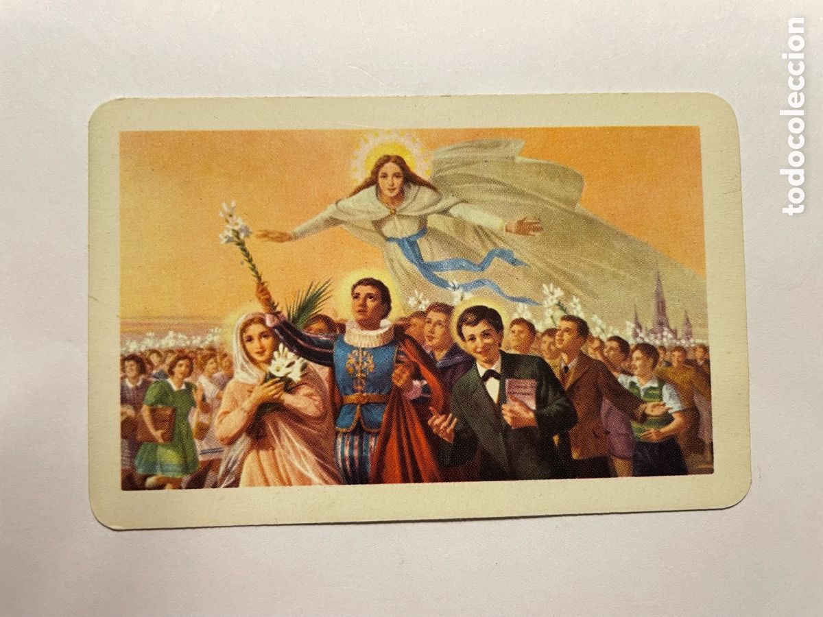 Coleccionismo Calendarios: Calendario Fournier 1962, Santo Domingo Savio