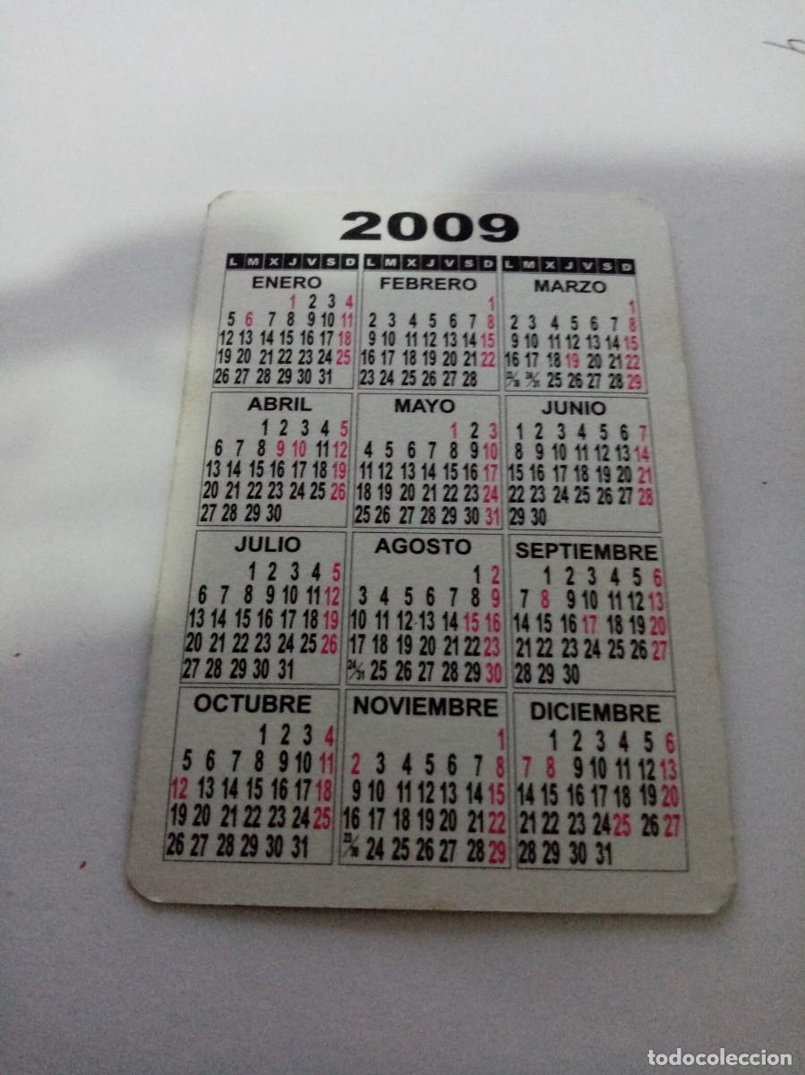 Coleccionismo calendarios: CALENDARIO DE BOLSILLO. 2009. - Foto 2