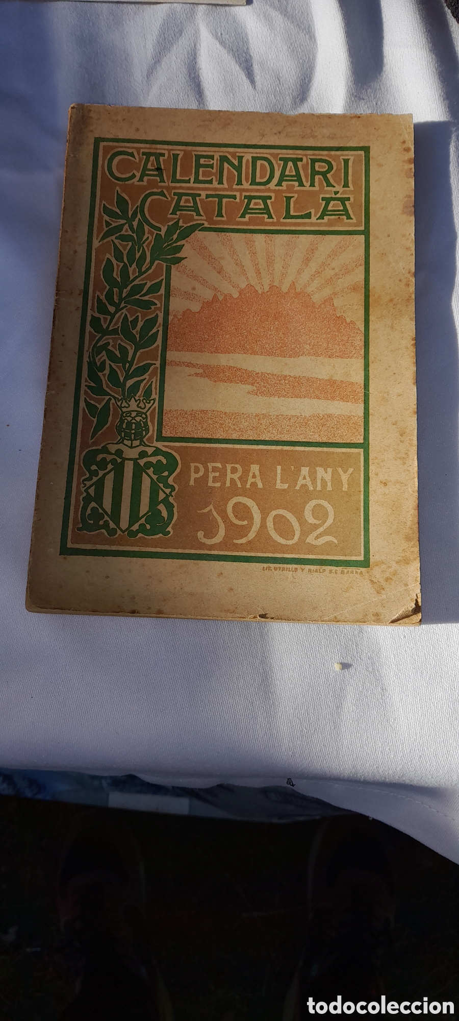 Coleccionismo calendarios: Calendario catal&aacute;n 1902 - Foto 1