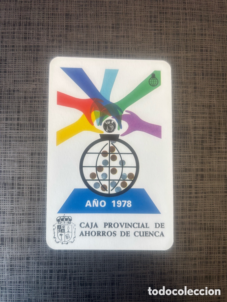 Coleccionismo calendarios: Calendario - almanaque Fournier caja provincial de ahorros de Cuenca 1978.
