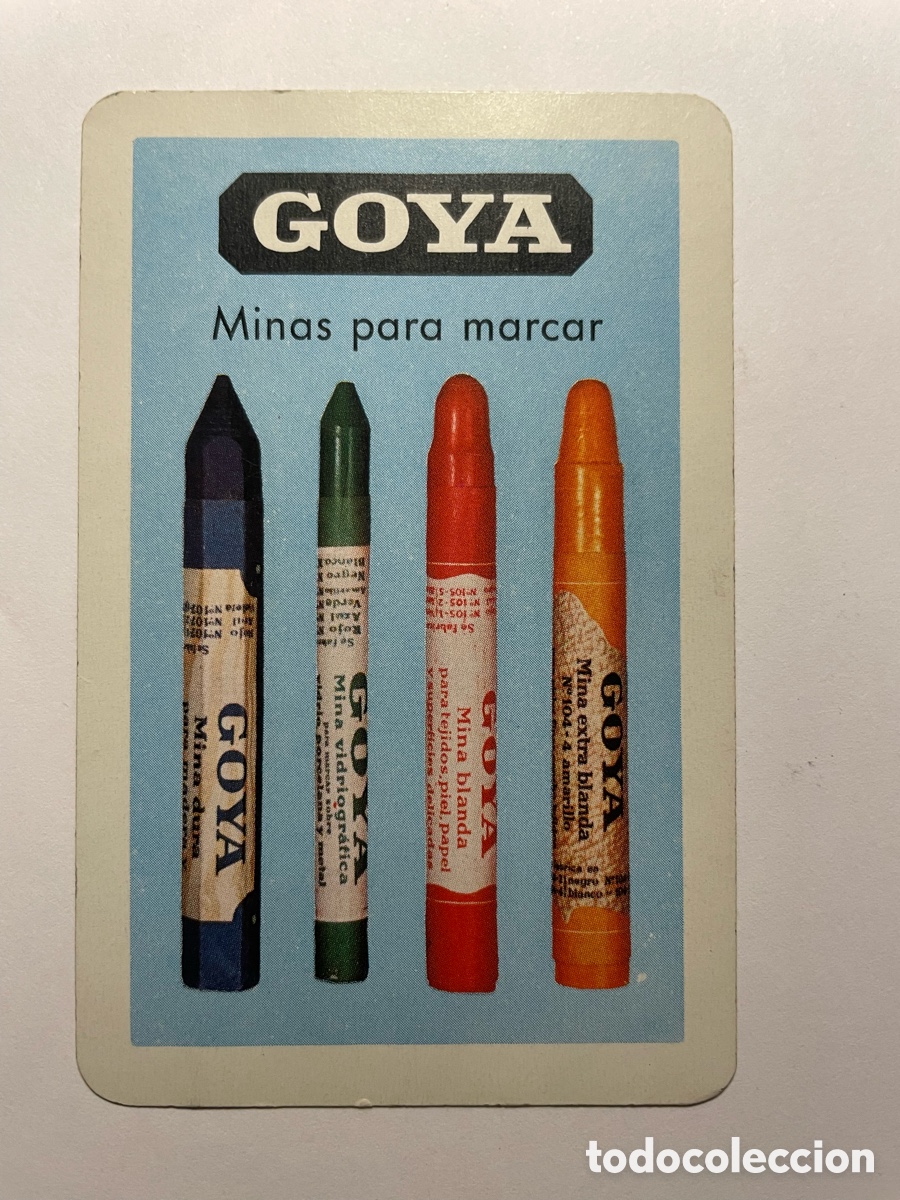 Coleccionismo Calendarios: Calendario Fournier 1971, Goya