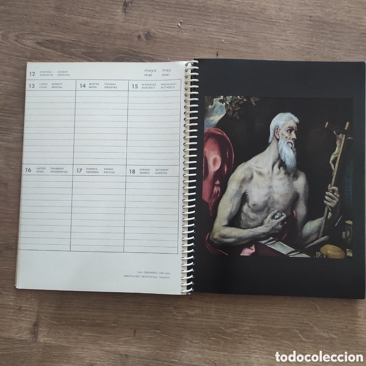 Coleccionismo calendarios: Agenda de 1974 - El Greco - Foto 7