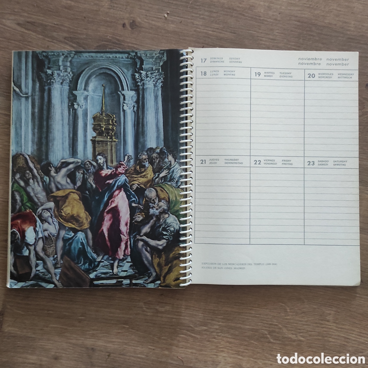 Coleccionismo calendarios: Agenda de 1974 - El Greco - Foto 10