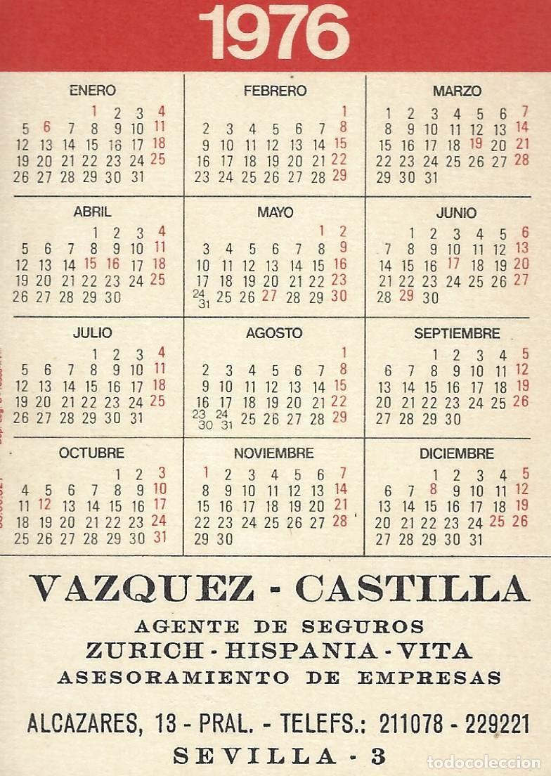 Coleccionismo calendarios: C475 CALENDARIO BOLSILLO-1976 - Foto 2