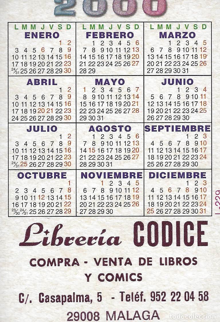 Coleccionismo calendarios: C480 CALENDARIO BOLSILLO-2000 - Foto 2
