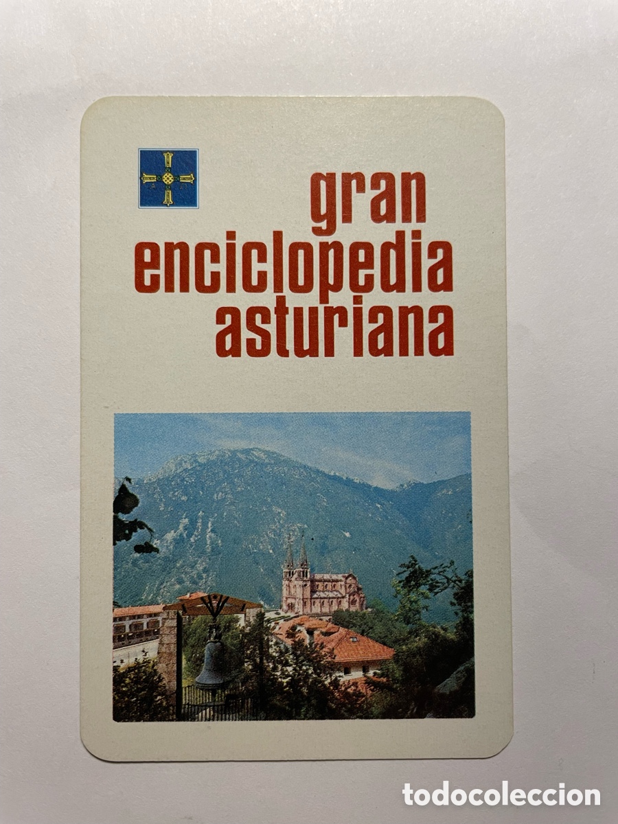 Coleccionismo Calendarios: Calendario Fournier 1971, Gran Enciclopedia Asturiana