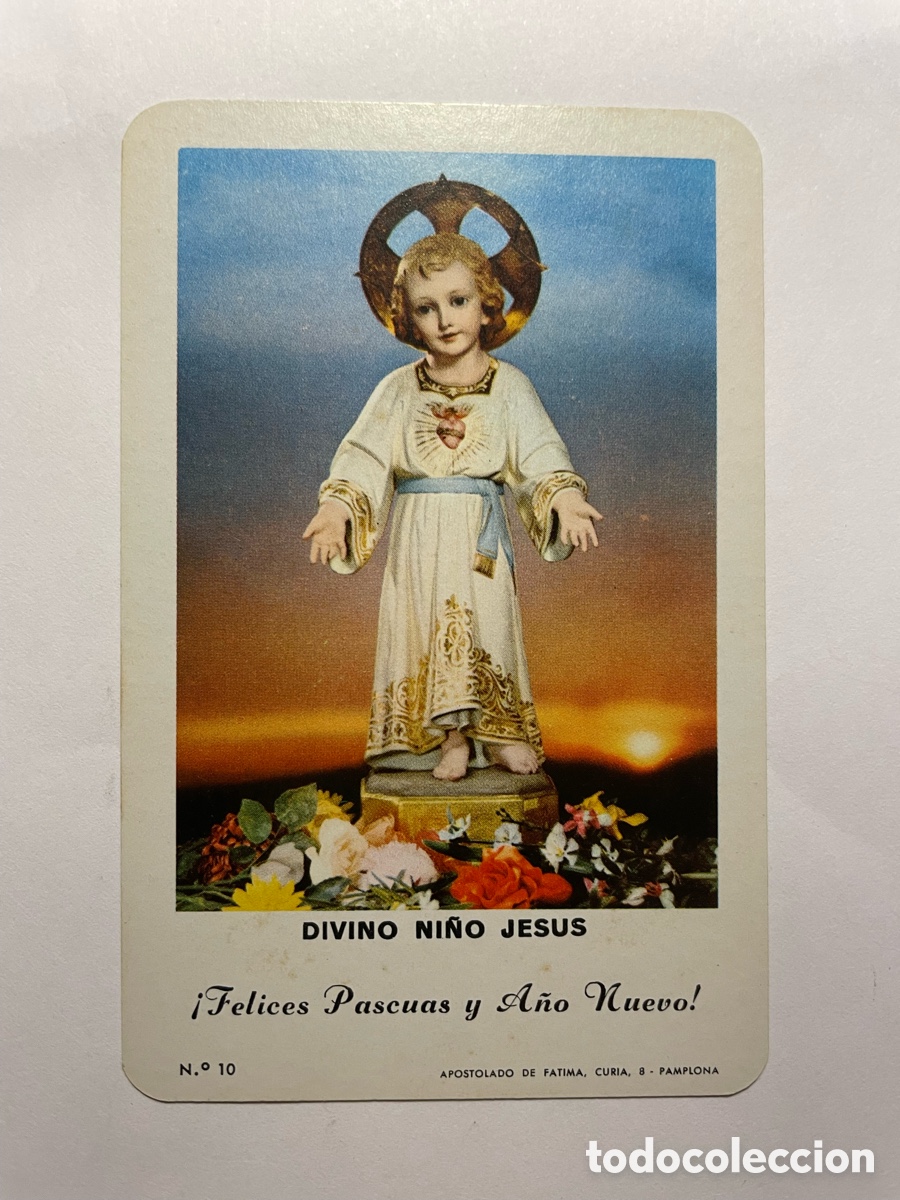 Coleccionismo calendarios: Calendario Fournier 1974, Divino Ni&ntilde;o Jes&uacute;s