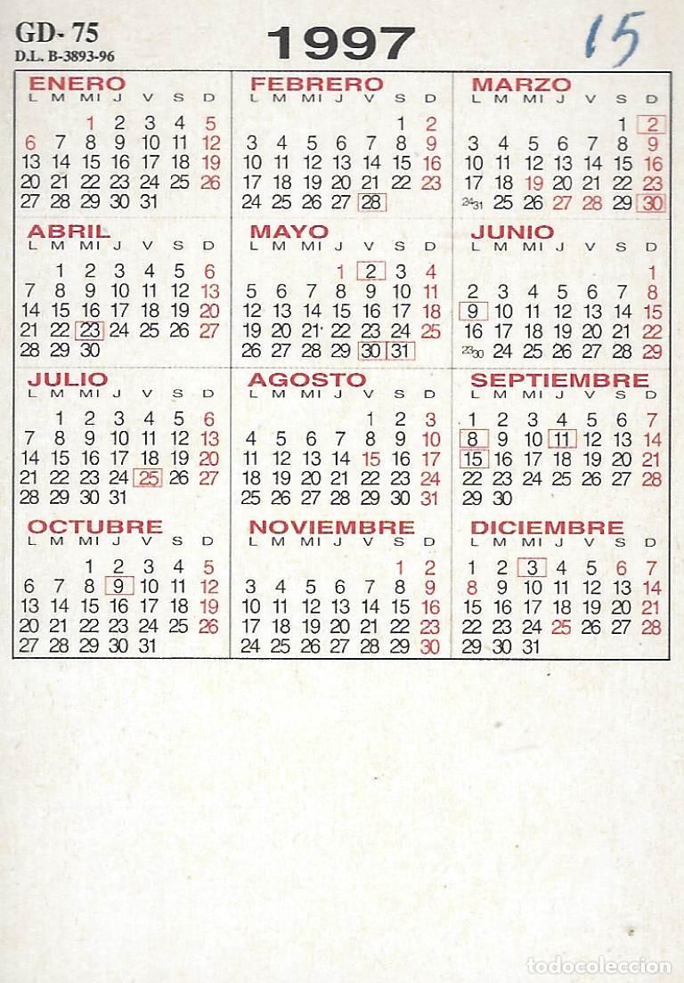 Coleccionismo calendarios: C532 CALENDARIO BOLSILLO-1997 - Foto 2
