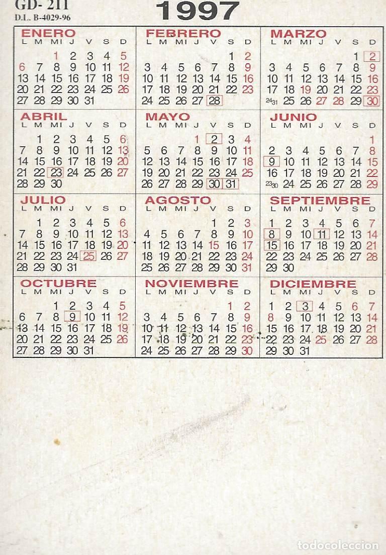 Coleccionismo calendarios: C534 CALENDARIO BOLSILLO-1997 - Foto 2