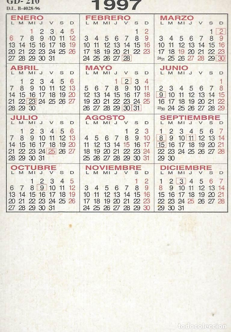 Coleccionismo calendarios: C537 CALENDARIO BOLSILLO-1997 - Foto 2
