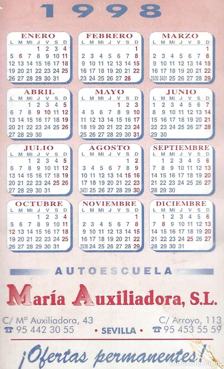 Coleccionismo calendarios: C543 CALENDARIO BOLSILLO-1998 - Foto 2
