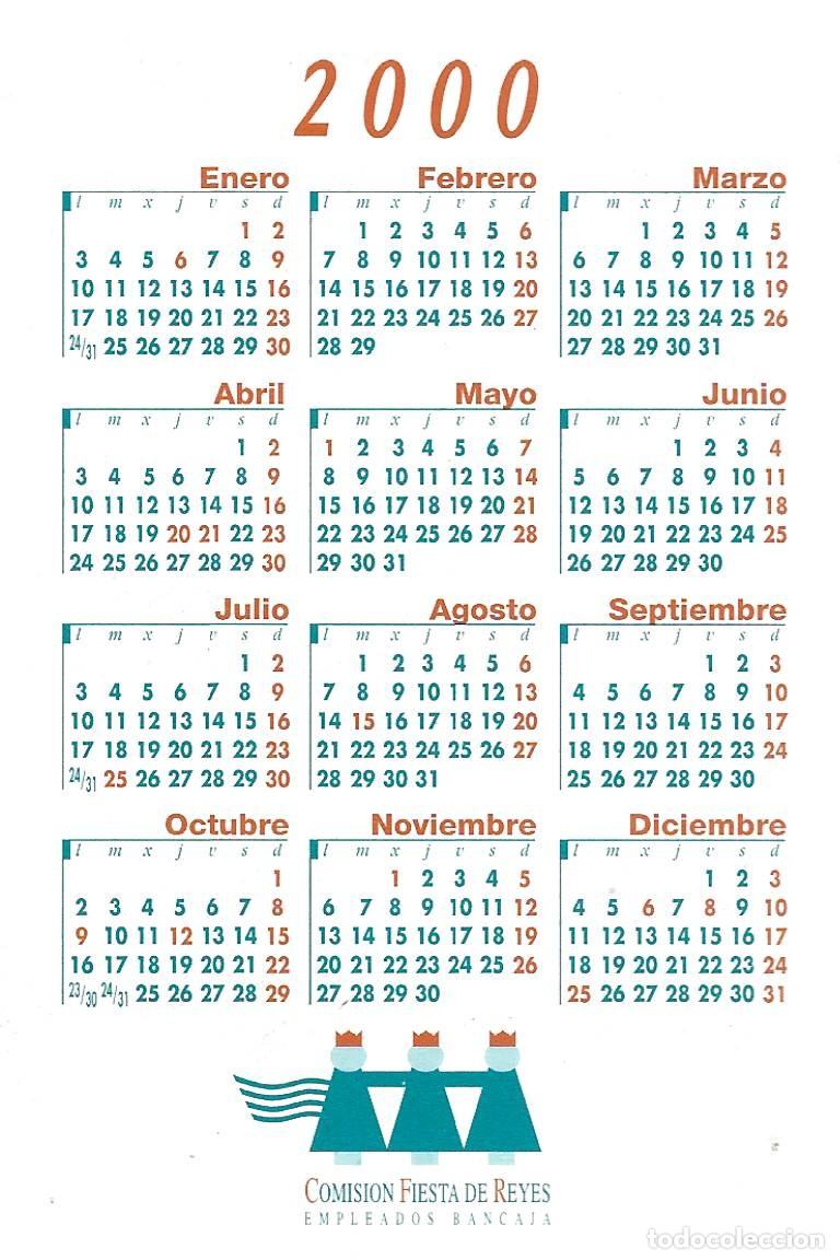Coleccionismo calendarios: C547 CALENDARIO BOLSILLO-2000 - Foto 2
