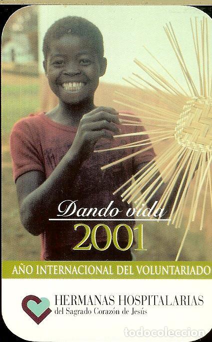 Coleccionismo Calendarios: CALENDARIO DE PUBLICIDAD - A&Ntilde;O 2001 - HERMANAS HOSPITALARIAS DEL SAGRADO CORAZ&Oacute;N DE JES&Uacute;S