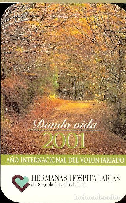 Coleccionismo Calendarios: CALENDARIO DE PUBLICIDAD - A&Ntilde;O 2001 - HERMANAS HOSPITALARIAS DEL SAGRADO CORAZ&Oacute;N DE JES&Uacute;S