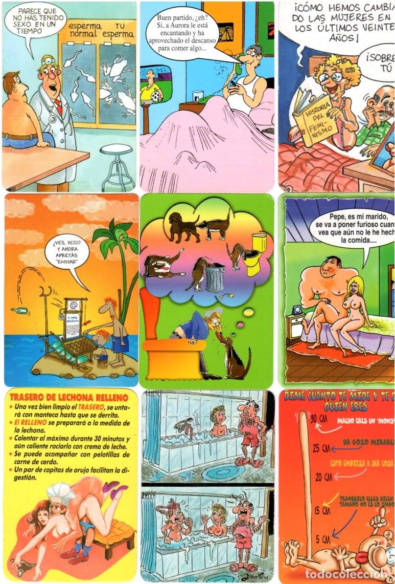 Coleccionismo calendarios: LOTE 60 CALENDARIOS COMICOS ER&Oacute;TICOS - Foto 3