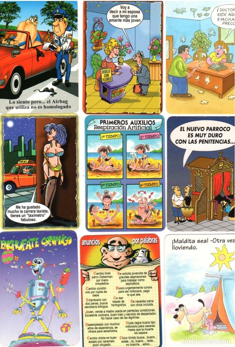 Coleccionismo calendarios: LOTE 60 CALENDARIOS COMICOS ER&Oacute;TICOS - Foto 5