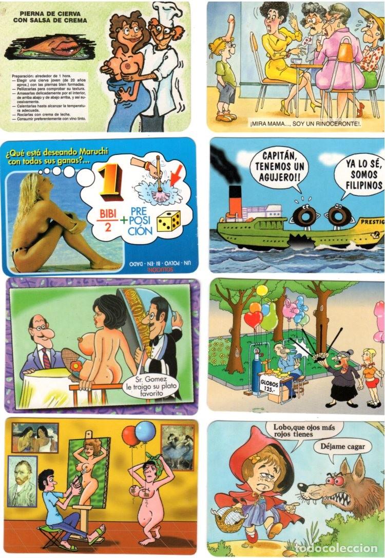 Coleccionismo calendarios: LOTE 60 CALENDARIOS COMICOS ER&Oacute;TICOS - Foto 6