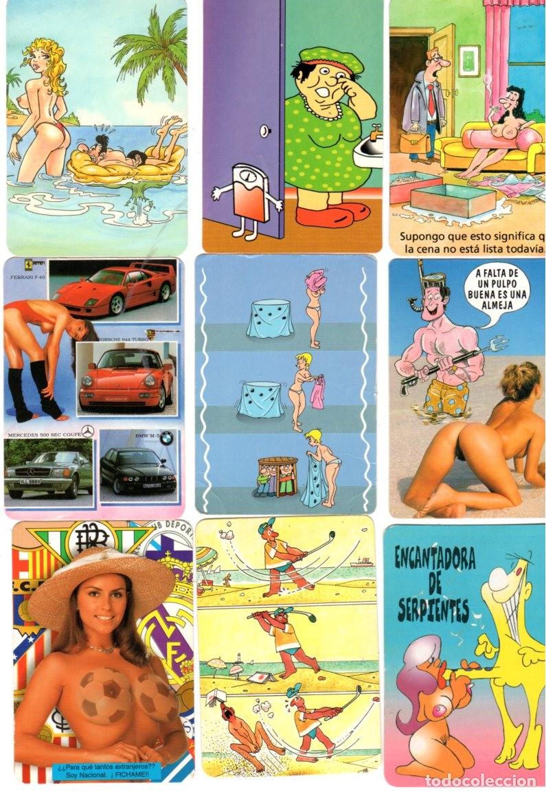 Coleccionismo calendarios: LOTE 60 CALENDARIOS COMICOS ER&Oacute;TICOS - Foto 7