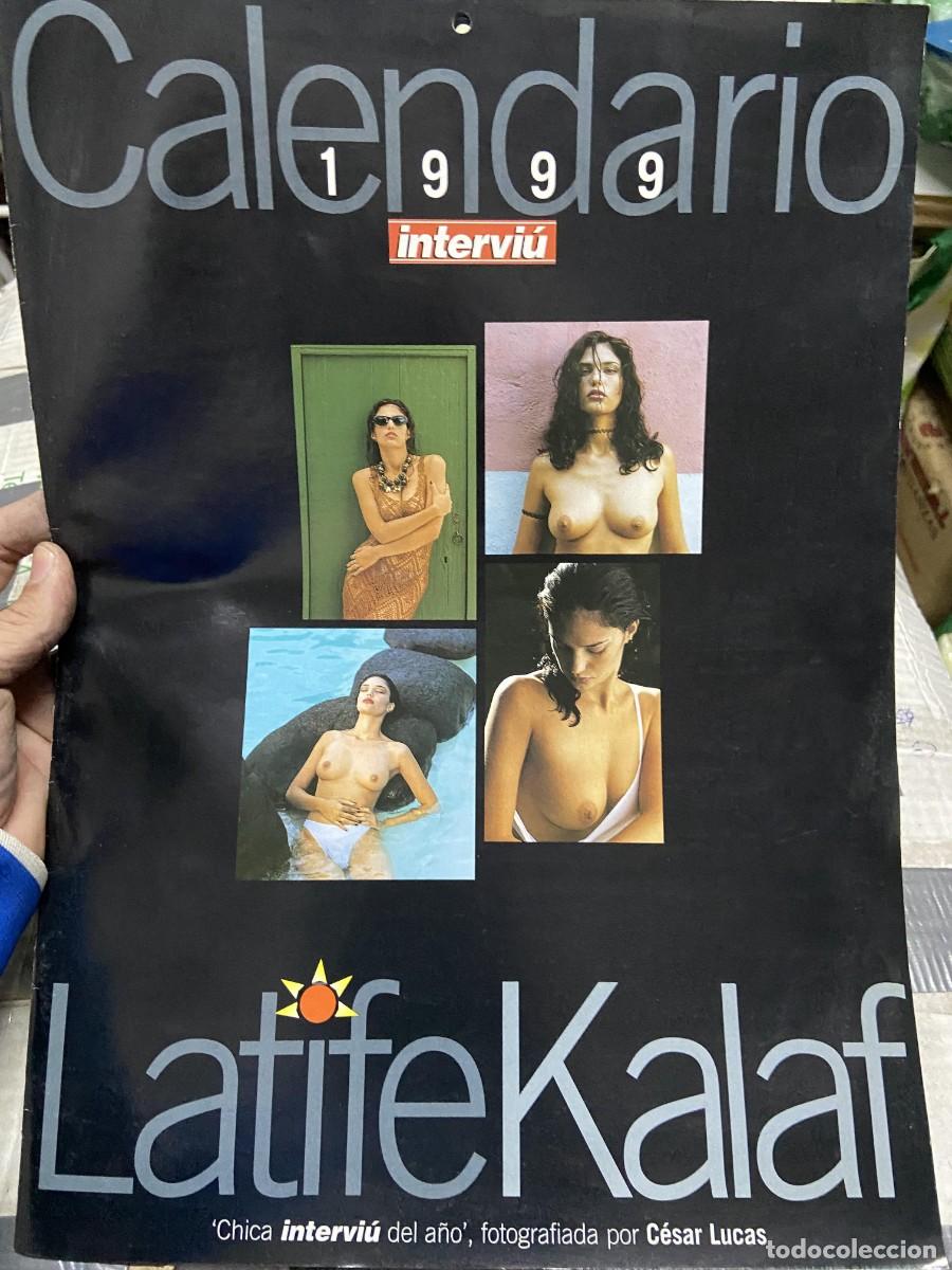Coleccionismo calendarios: CALENDARIO INTERVIU A&Ntilde;O 1999 LATIFE KALAF NUEVO SIN USO
