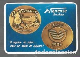 Coleccionismo Calendarios: CALENDARIO DE CHOCOLATES AVIANENSE EXTRANJERO DEL A&Ntilde;O 1990