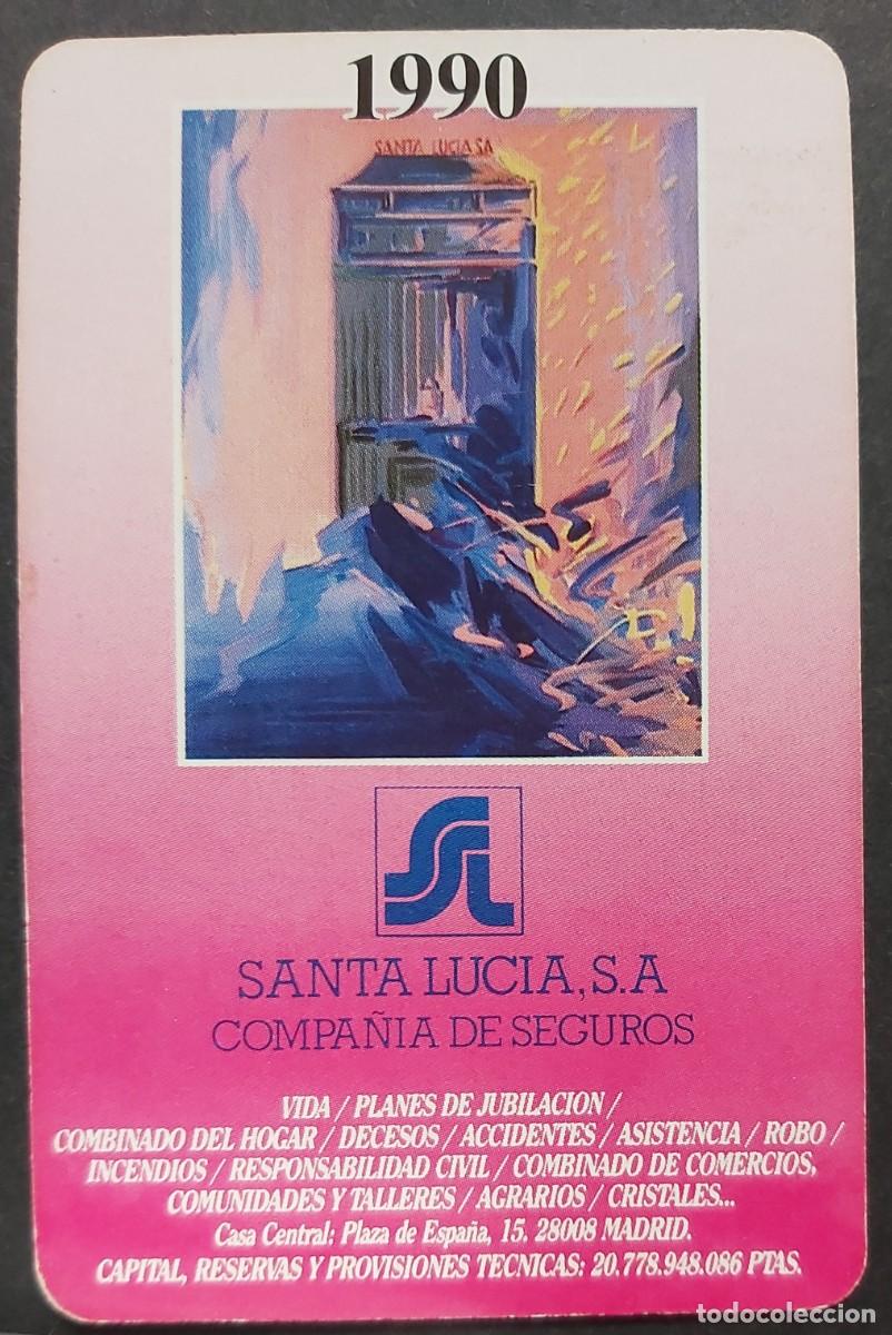 Colecionismo Calend&aacute;rios: Calendario Fournier - SANTA LUCIA - A&Ntilde;O - 1990 - NUEVO - El de la imagen