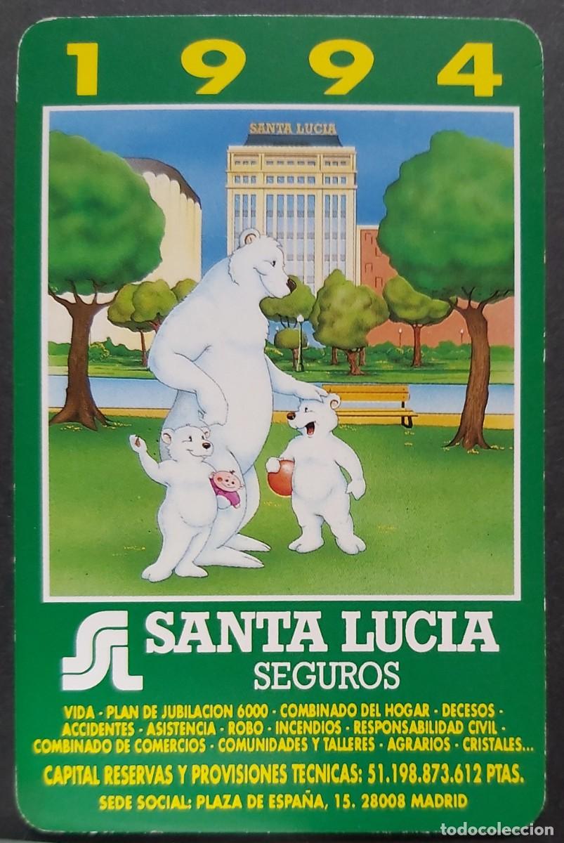 Colecionismo Calend&aacute;rios: Calendario Fournier - SANTA LUCIA - A&Ntilde;O - 1994 - NUEVO - El de la imagen